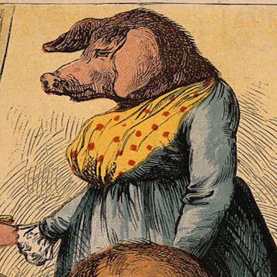 The Weird Case of the Pig-Faced Woman of Manchester Square